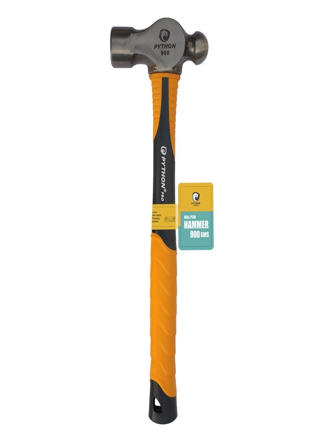 بايثون مطرقة بايثون برو ذات رأس كروي/مطرقة ذات رأس مدبب بمقبض من الألياف الزجاجية غير قابل للتلف (900 غرام / 13 بوصة (330 ملم)) - Image 2